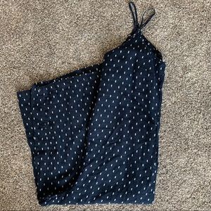 Athlete Linen Navy Romper, size 8